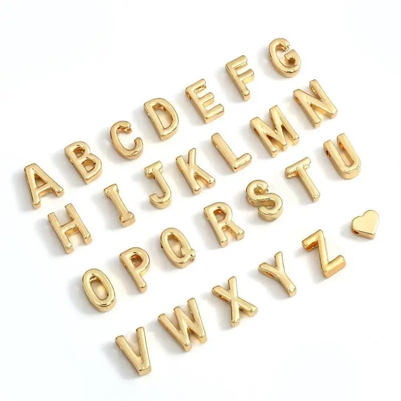26 Letters Fashion Tiny Heart Dainty Initial Necklace Gold Silver Color Letter Name Choker for Women Pendant Jewelry Gift